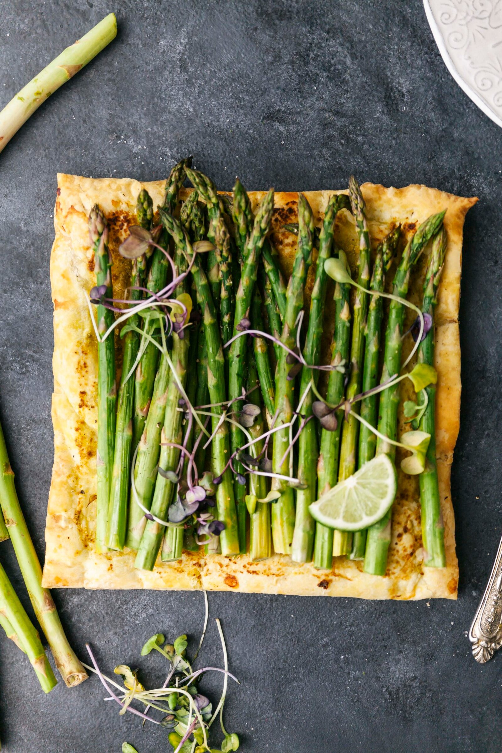 Asparagus Phyllo Flatbread
