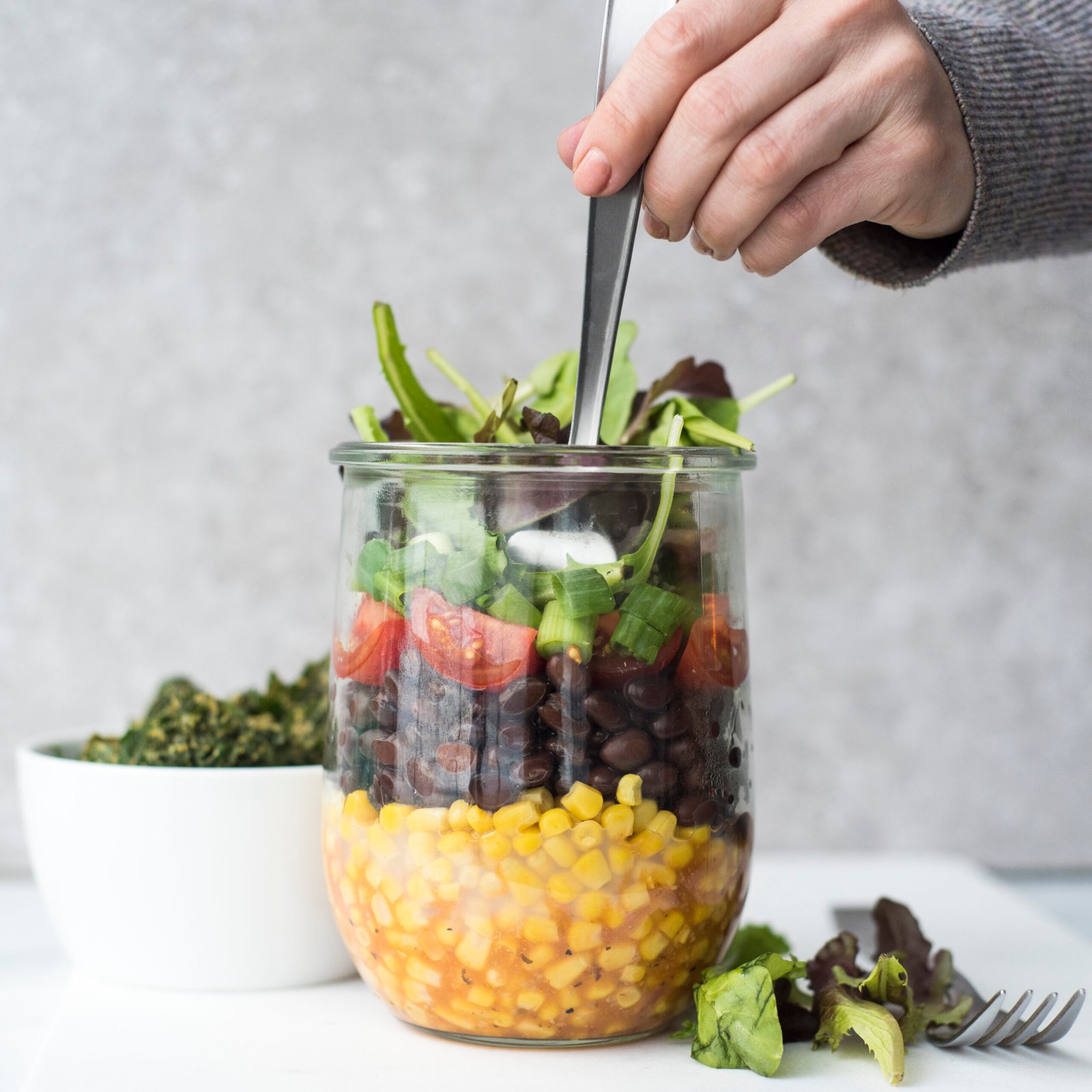 Mason Jar Southwest Salad: A Busy Mom’s Lunch Hack