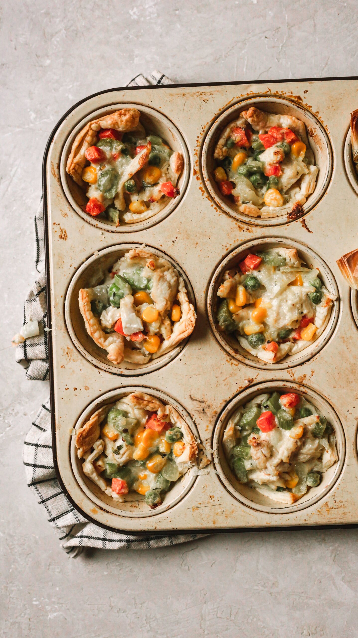 Mini Holiday Chicken Pot Pies (Copycat Style!)