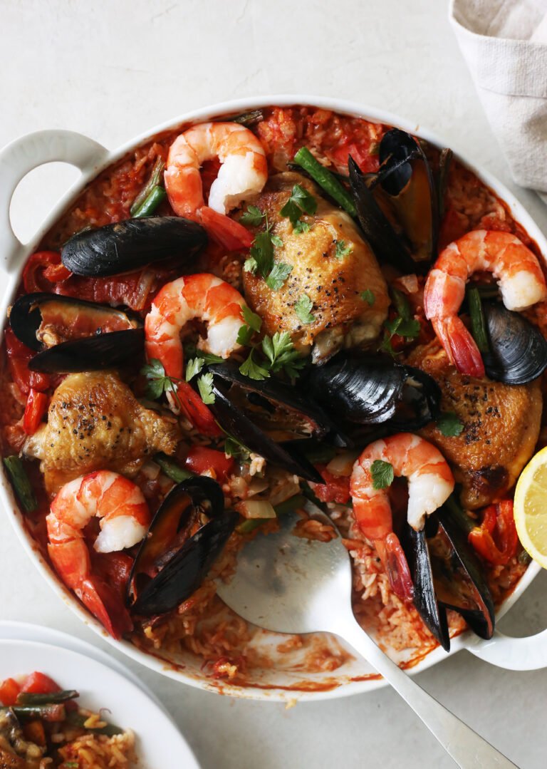 My Take on a Seafood Spanish Paella
