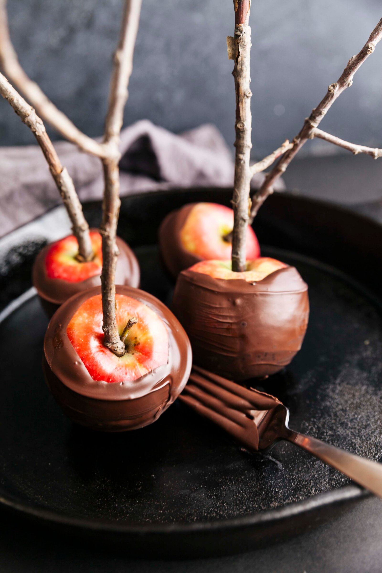 Chocolate-Dipped Candy Apples (The Ultimate Fall Treat!)