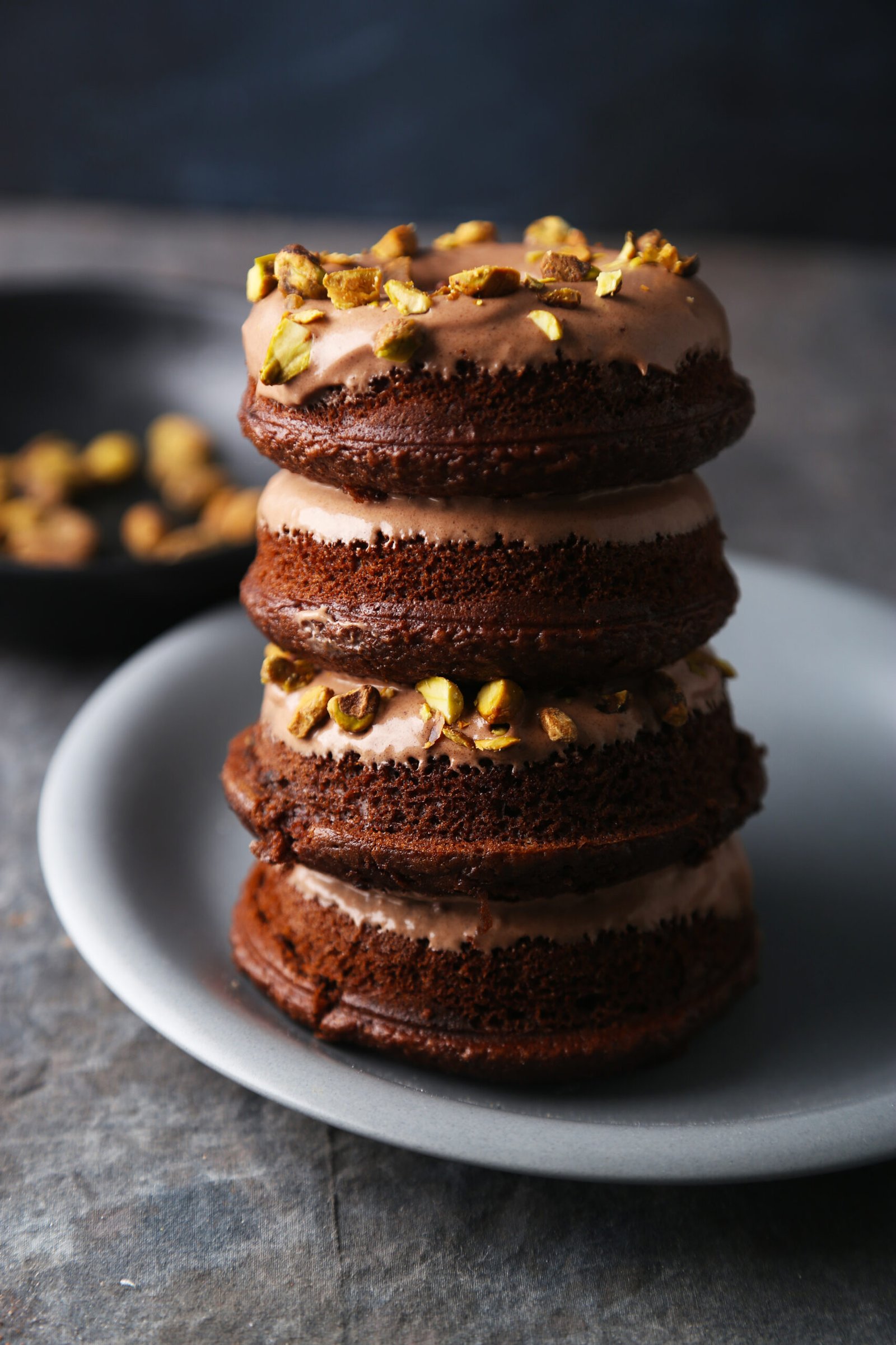 Healthier Baked Chocolate Donuts