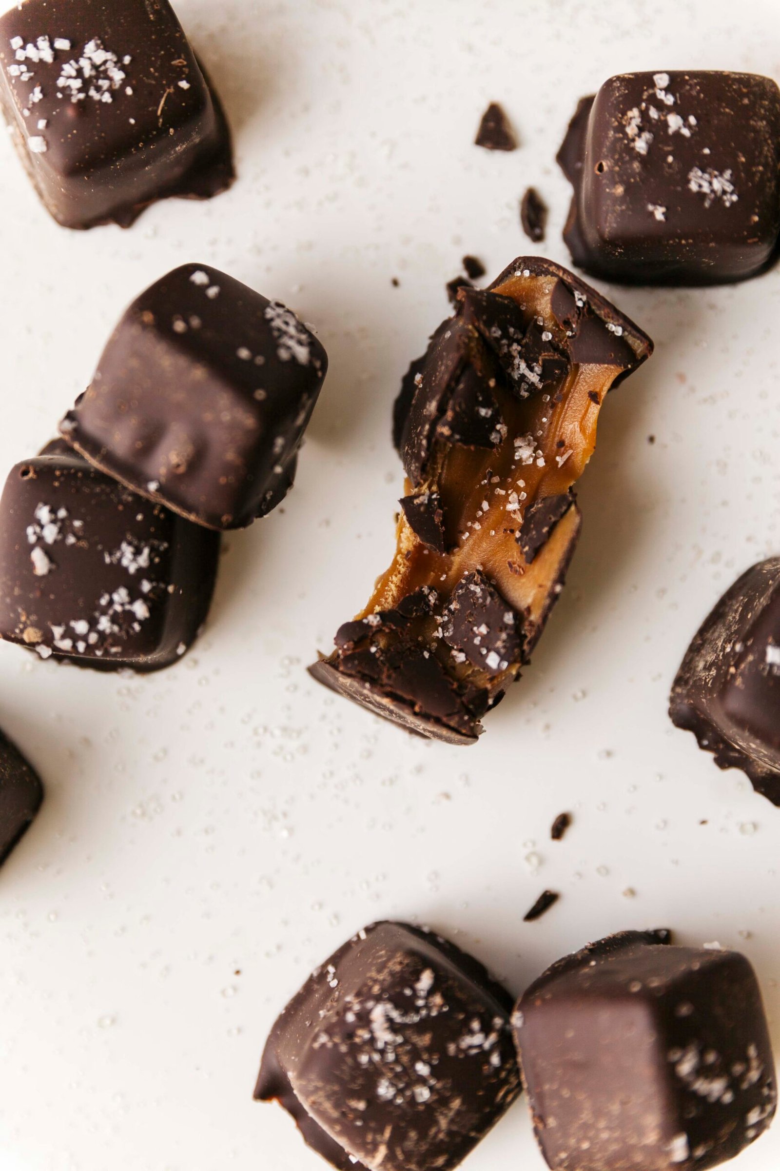 Healthier Homemade Mars Bars with Gooey Date Caramel