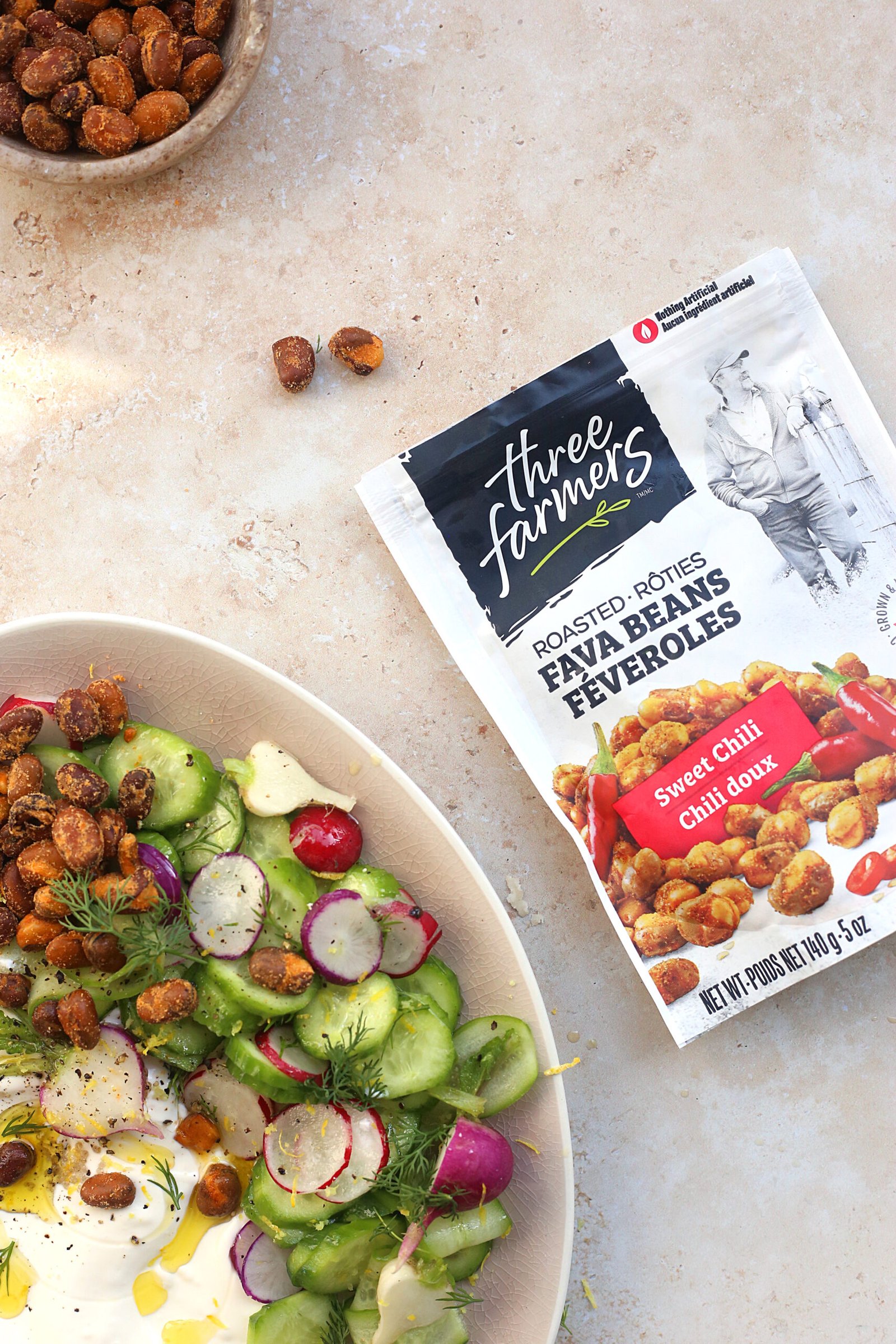 Fresh Tzatziki Snack Bowl