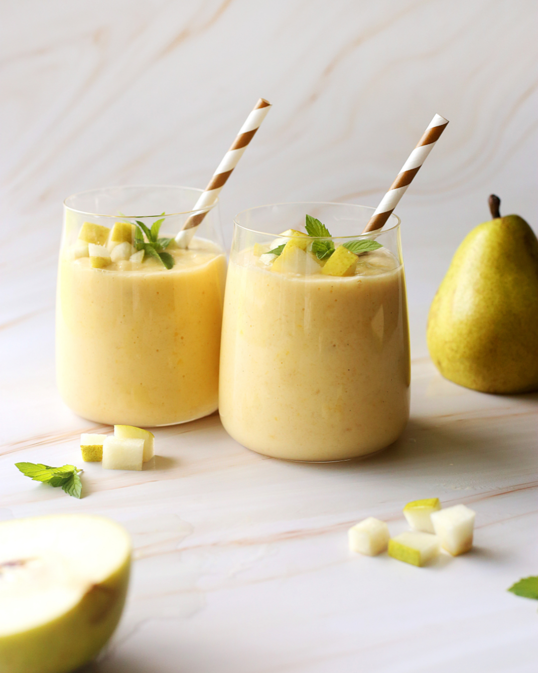 Pear and Mango Lassi Recipe with USA Pears!