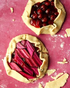 Rhubarb & Cherry Galettes – Ontario’s Spring + Summer Dessert