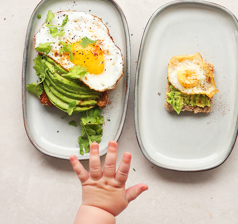 Toddler Egg & Avocado Toast