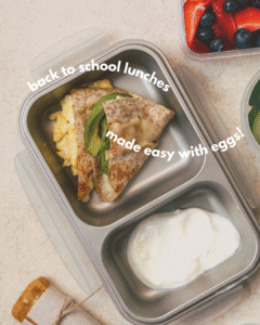 back-to-school lunches made easy with eggs