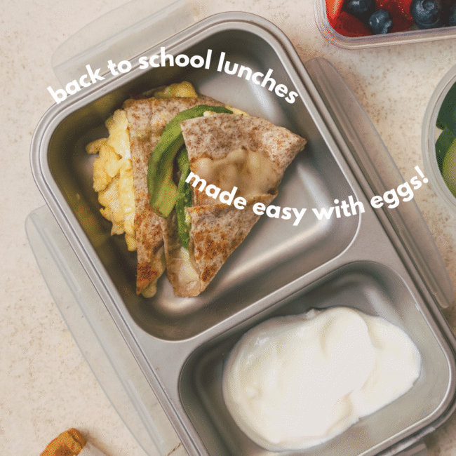 back-to-school lunches made easy with eggs